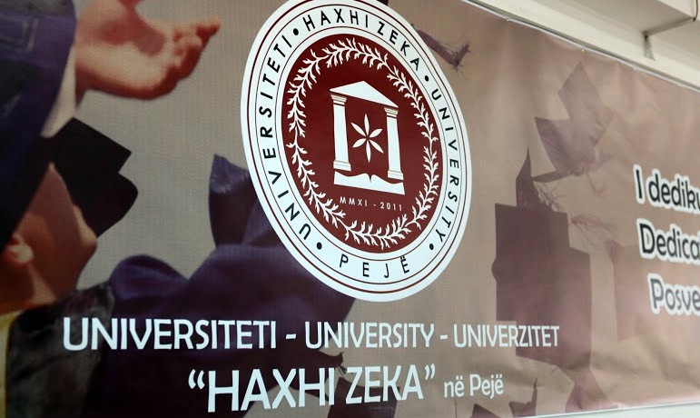 Universiteti “Haxhi Zeka” shpall konkurs për angazhim të personelit akademik