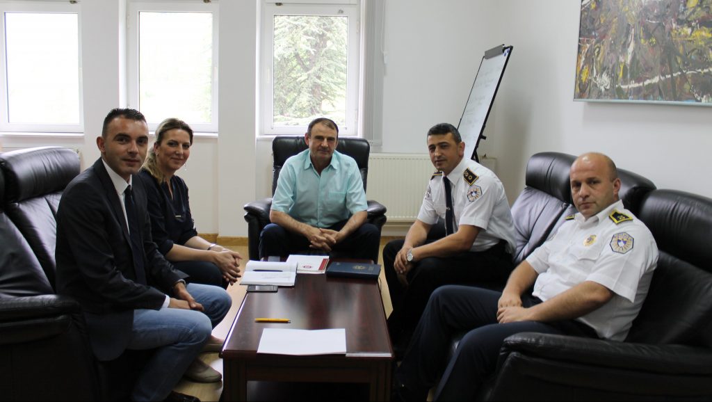 Rektori priti sot përfaqësues të Policisë së Kosovës