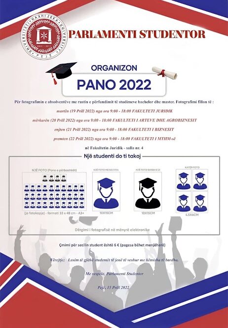 Parlamenti studentor organizon pano
