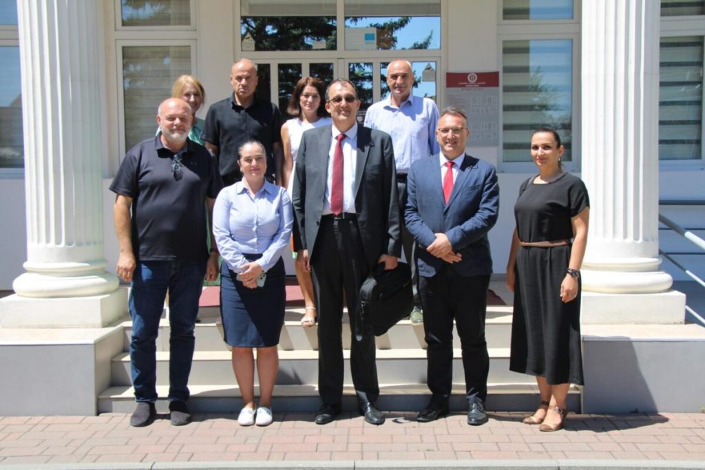 Deputy Minister of MESTI, Dr. Dukagjin Pupovci visits “Haxhi Zeka” University