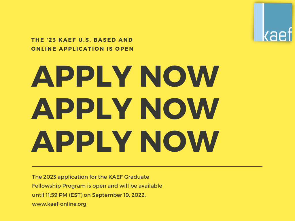 Thirrje për aplikim – Programi i Bursave të Masterit – Fondi Kosovaro-Amerikan për Arsim (KAEF)