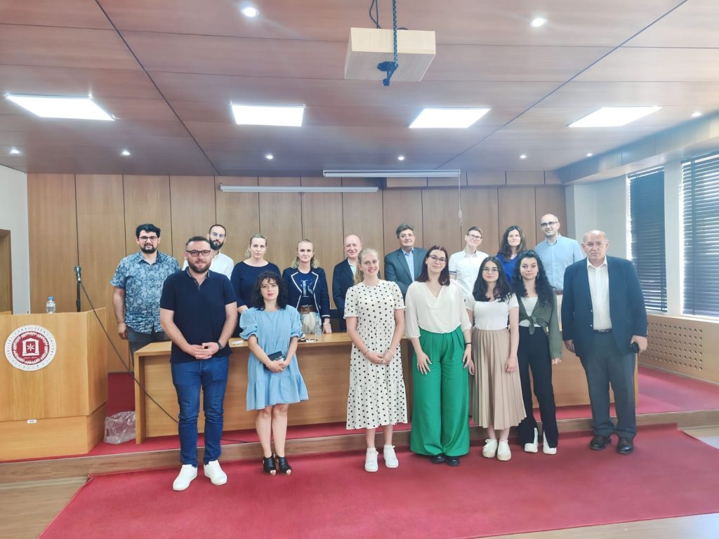 Delegacioni nga Universiteti i Zagrebit në Kroaci viziton Universitetin Haxhi Zeka në Pejë.