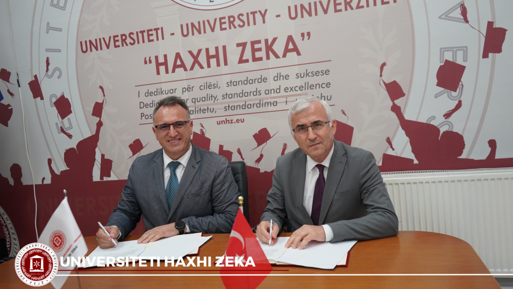 Nënshkruhet Marrëveshje Bashkëpunimi ndërmjet Universitetit Haxhi Zeka dhe Universitetit Eskişehir Osmangazi