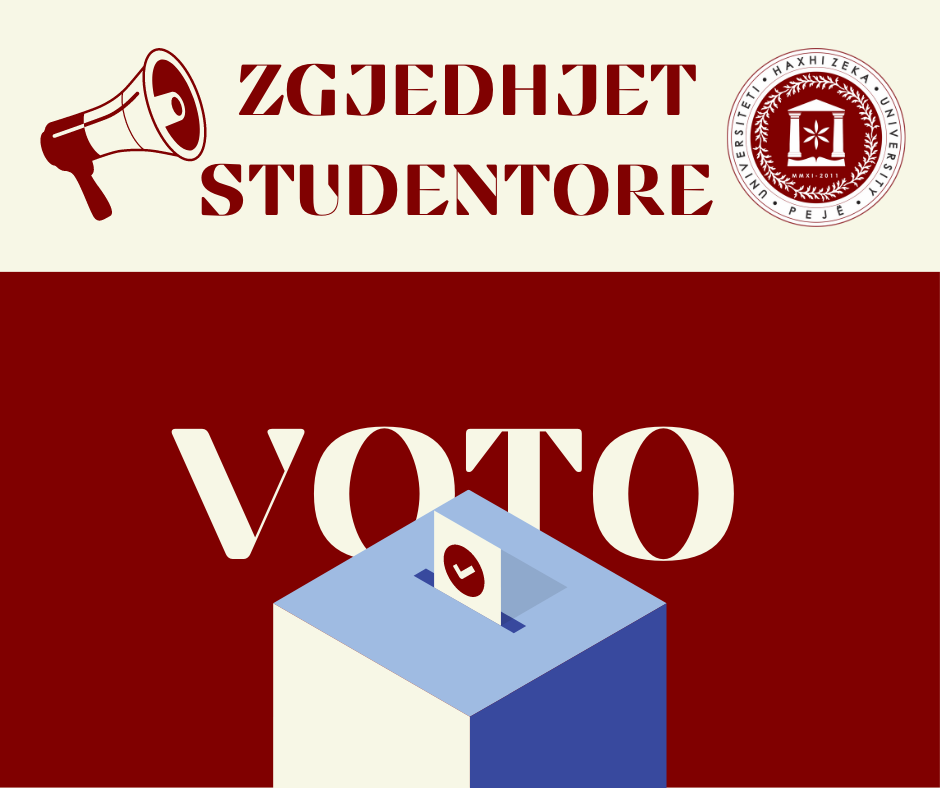 Logo e Universitetit Haxhi Zeka për Zgjedhjet Studentore 2025