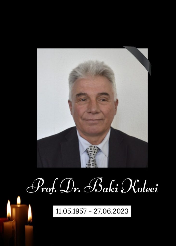 Prof. Dr. Baki Koleci