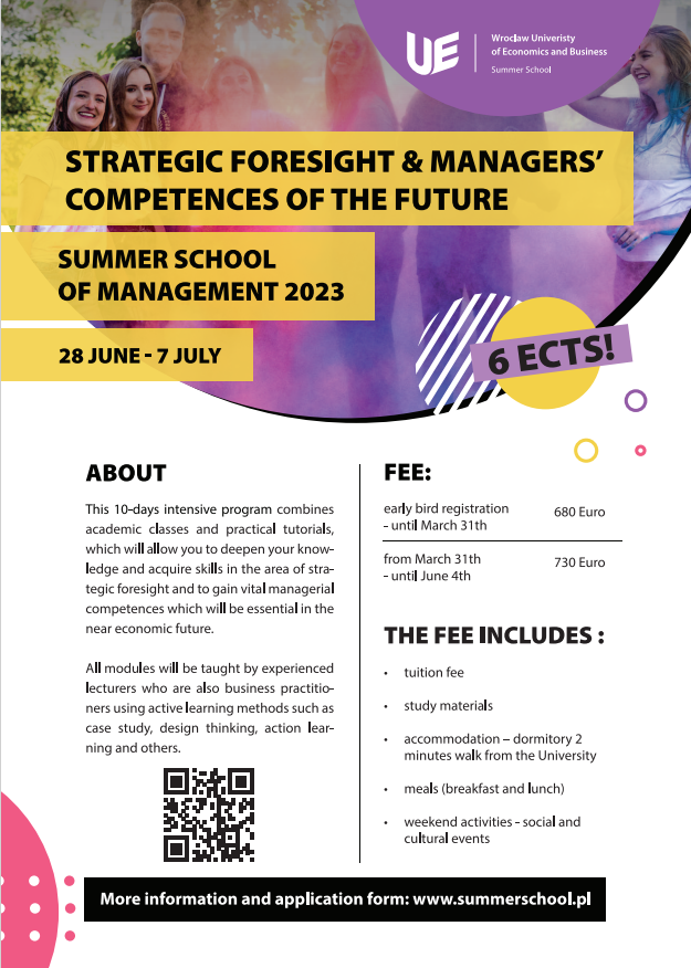 Summer School of Management 2023