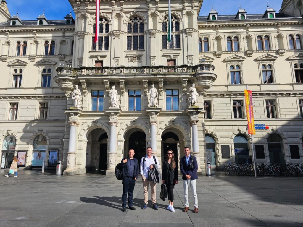 Stafi i UHZ gjatë trajnimit GreenWB në FH Joanneum, Austri