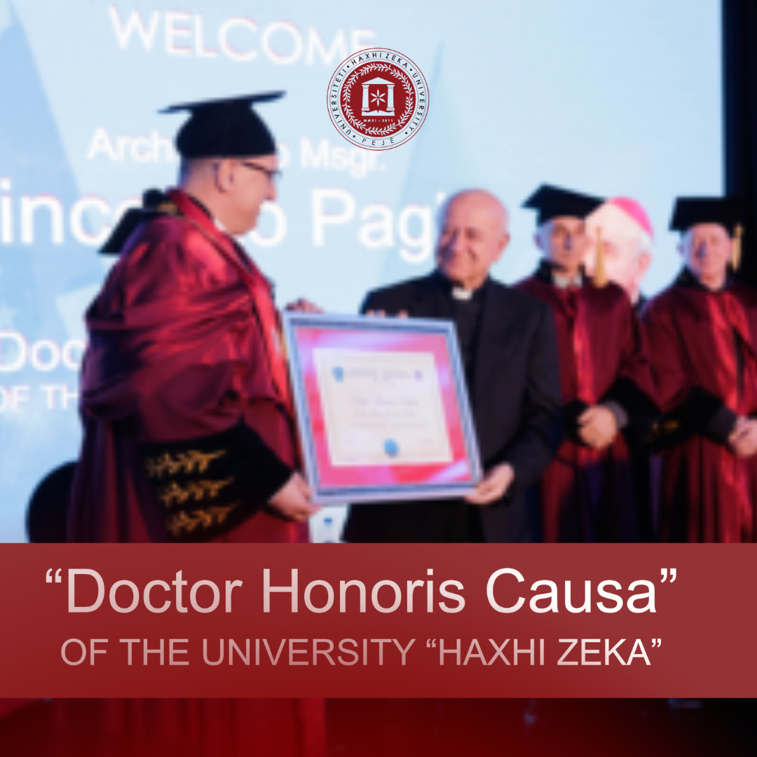 Buletini Special i Universitetit “Haxhi Zeka” me personalitetet e nderuara me titullin “Doctor Honoris Causa”