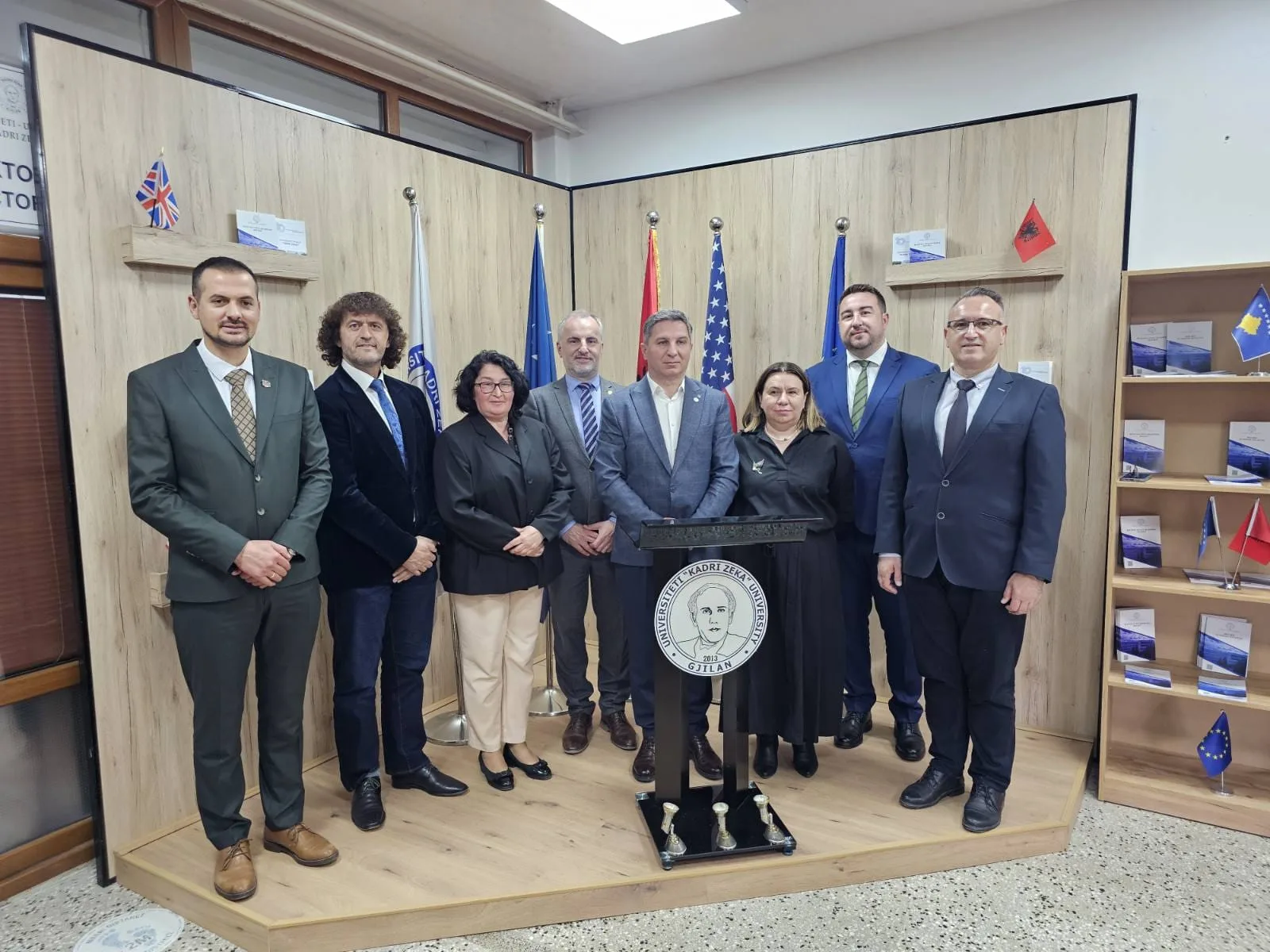 Rektori i Universitetit “Haxhi Zeka” në Konferencën e Rektorëve në Gjilan, prill 2025