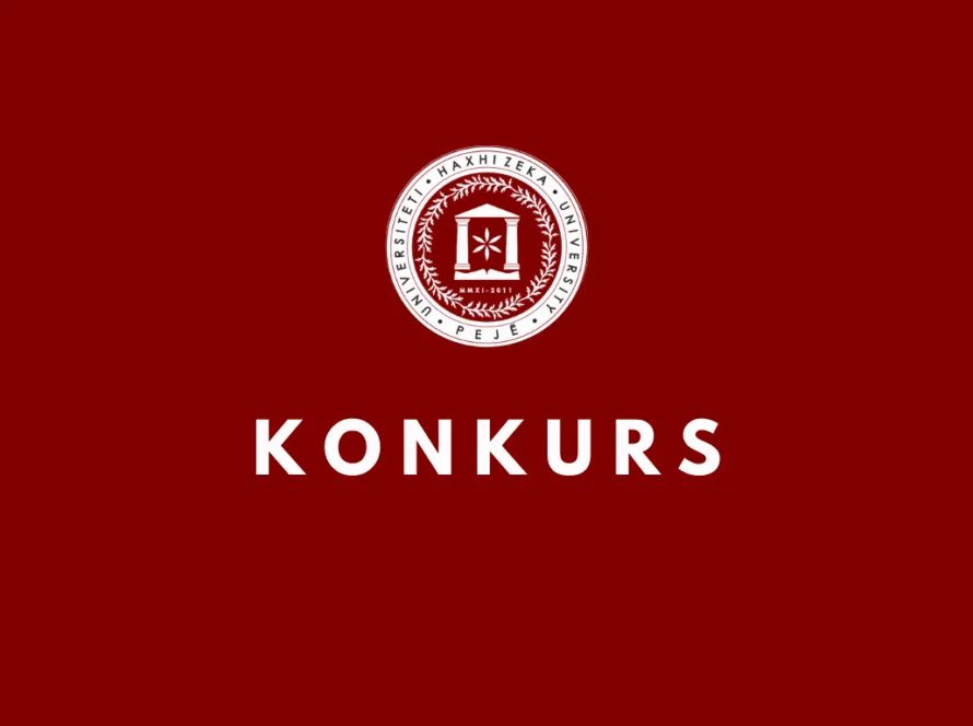 Dokumenti zyrtar i konkursit për riemërimin dhe avancimin e personelit akademik në Universitetin Haxhi Zeka, maj 2025