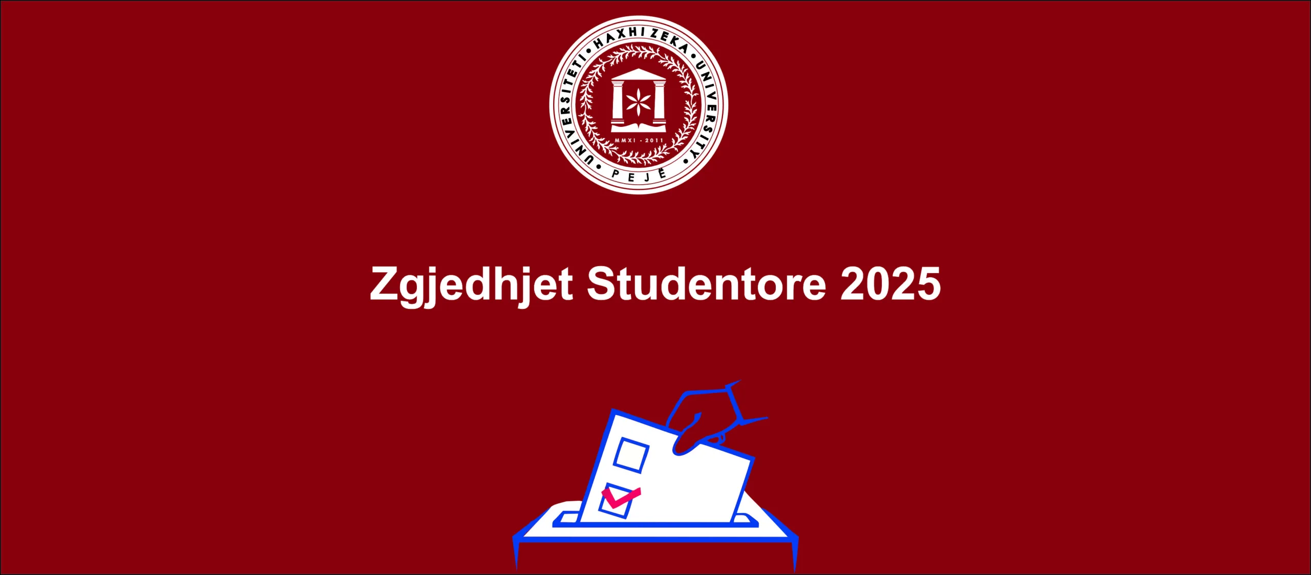Zgjedhjet studentore 2025 - UHZ - Universiteti Haxhi Zeka ne Peje