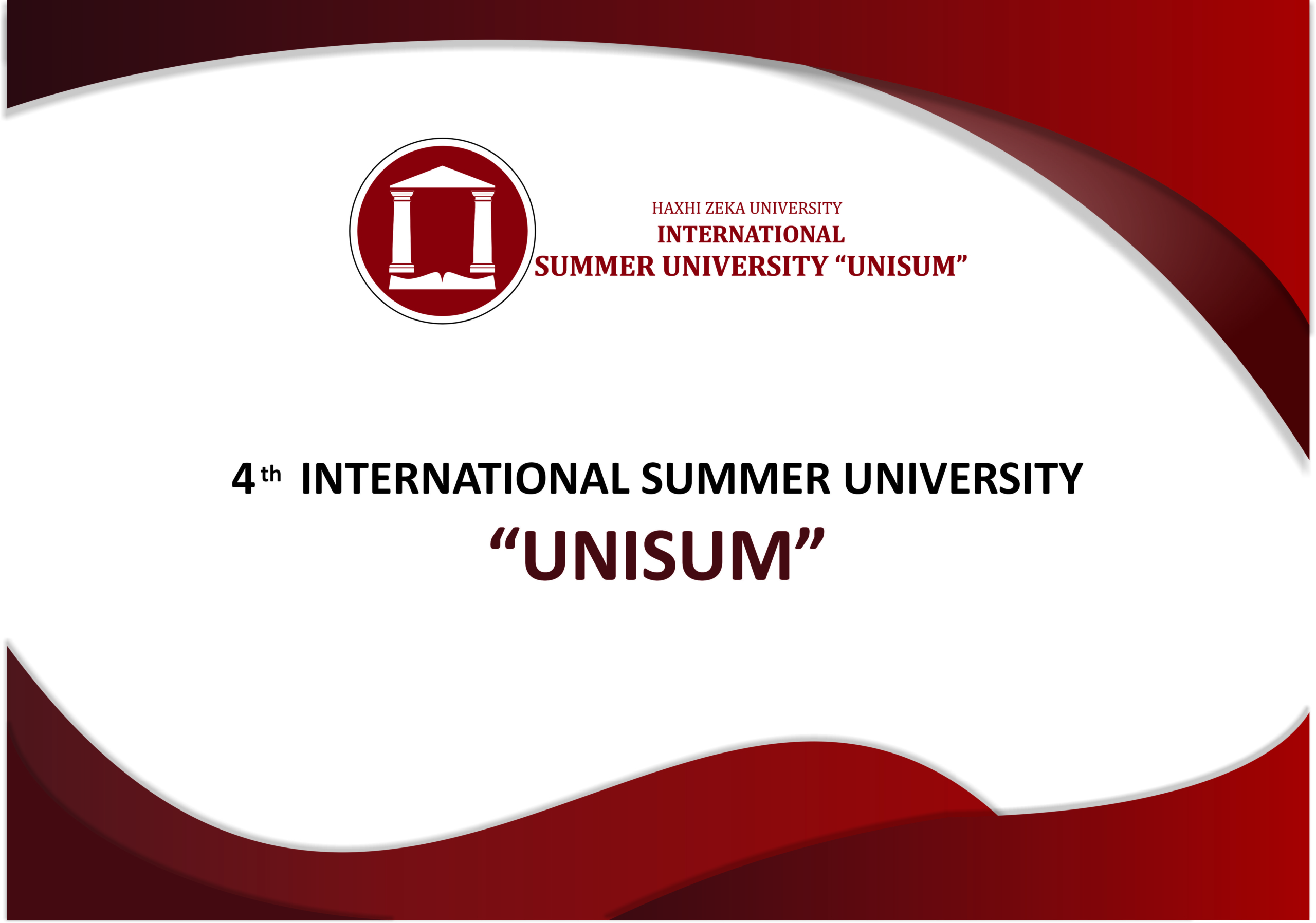 International students participating in UNISUM 2025 at Haxhi Zeka University