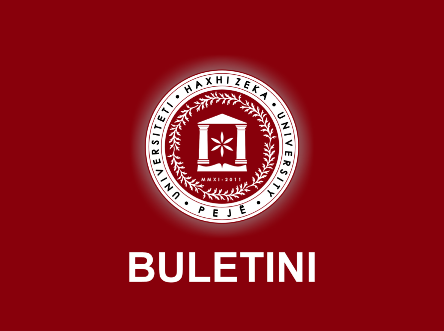 Buletini i Universitetit Haxhi Zeka – raportet recensuese për konkursin e riemërimit, emërimit dhe avancimit të personelit akademik
