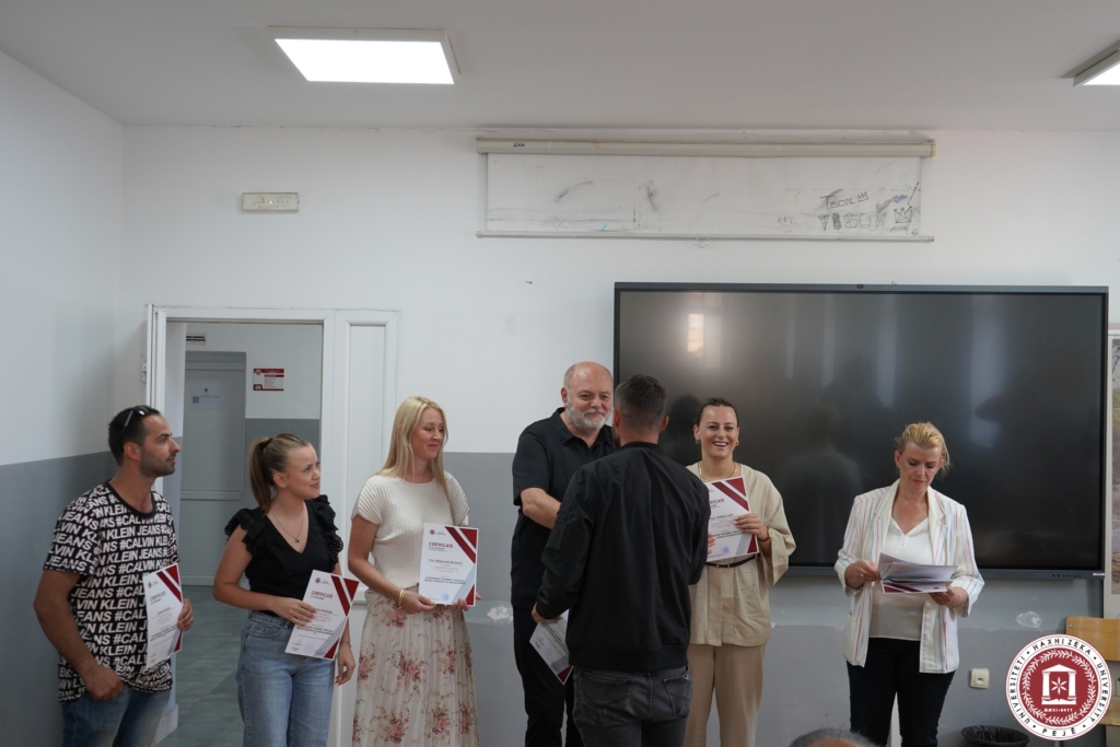 UNISUM 2025 Closing Ceremony at University Haxhi Zeka