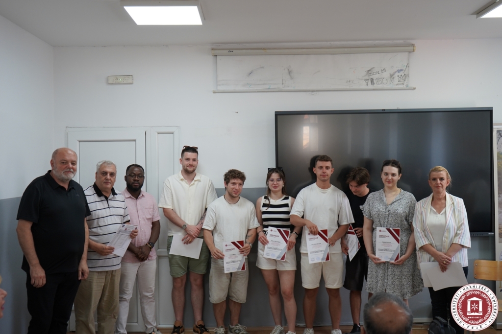 UNISUM 2025 Closing Ceremony at University Haxhi Zeka