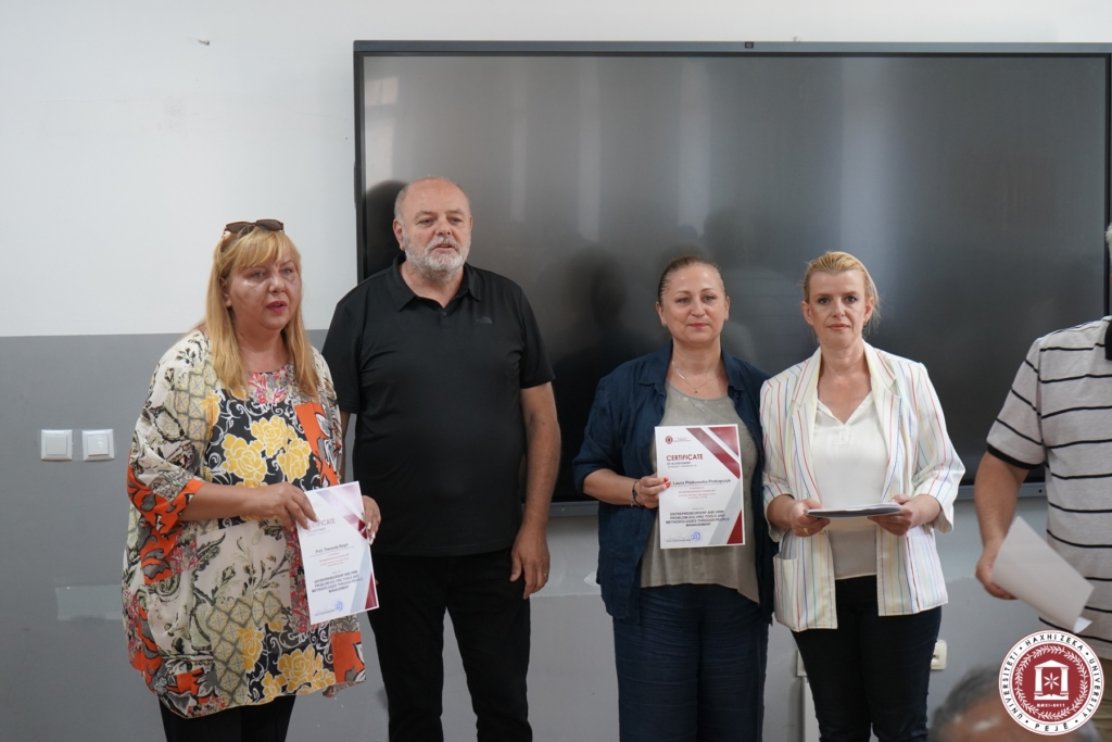 UNISUM 2025 Closing Ceremony at University Haxhi Zeka