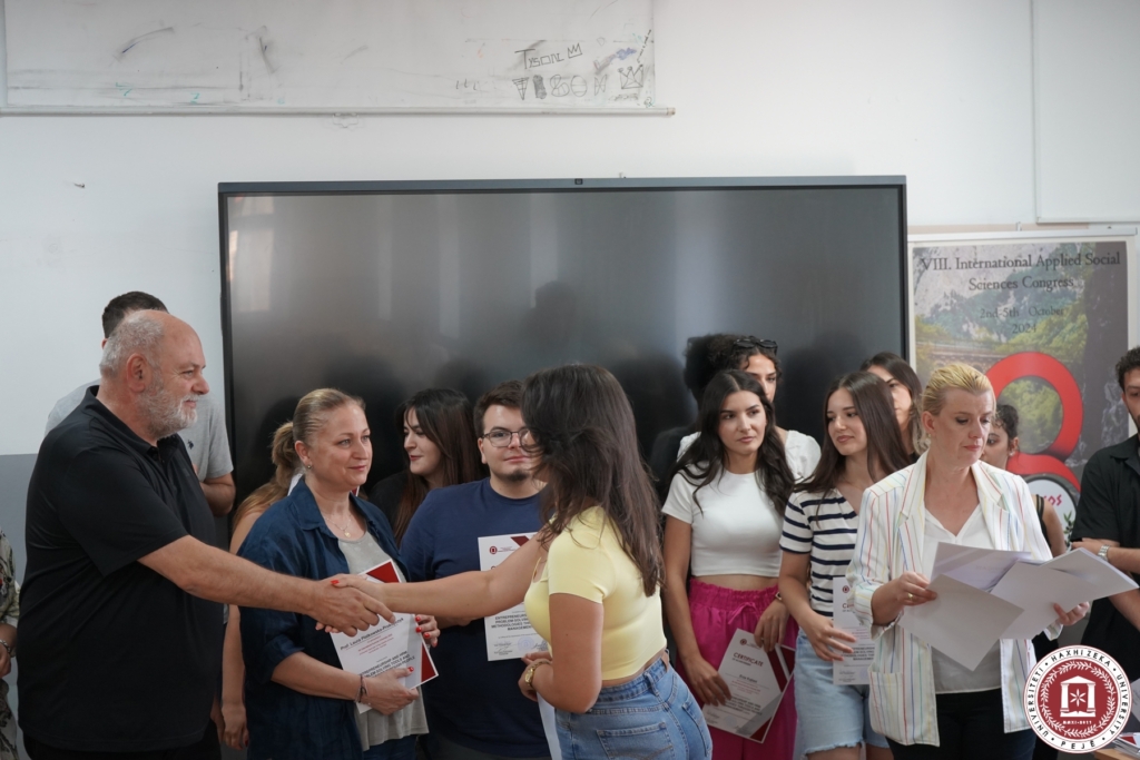 UNISUM 2025 Closing Ceremony at University Haxhi Zeka