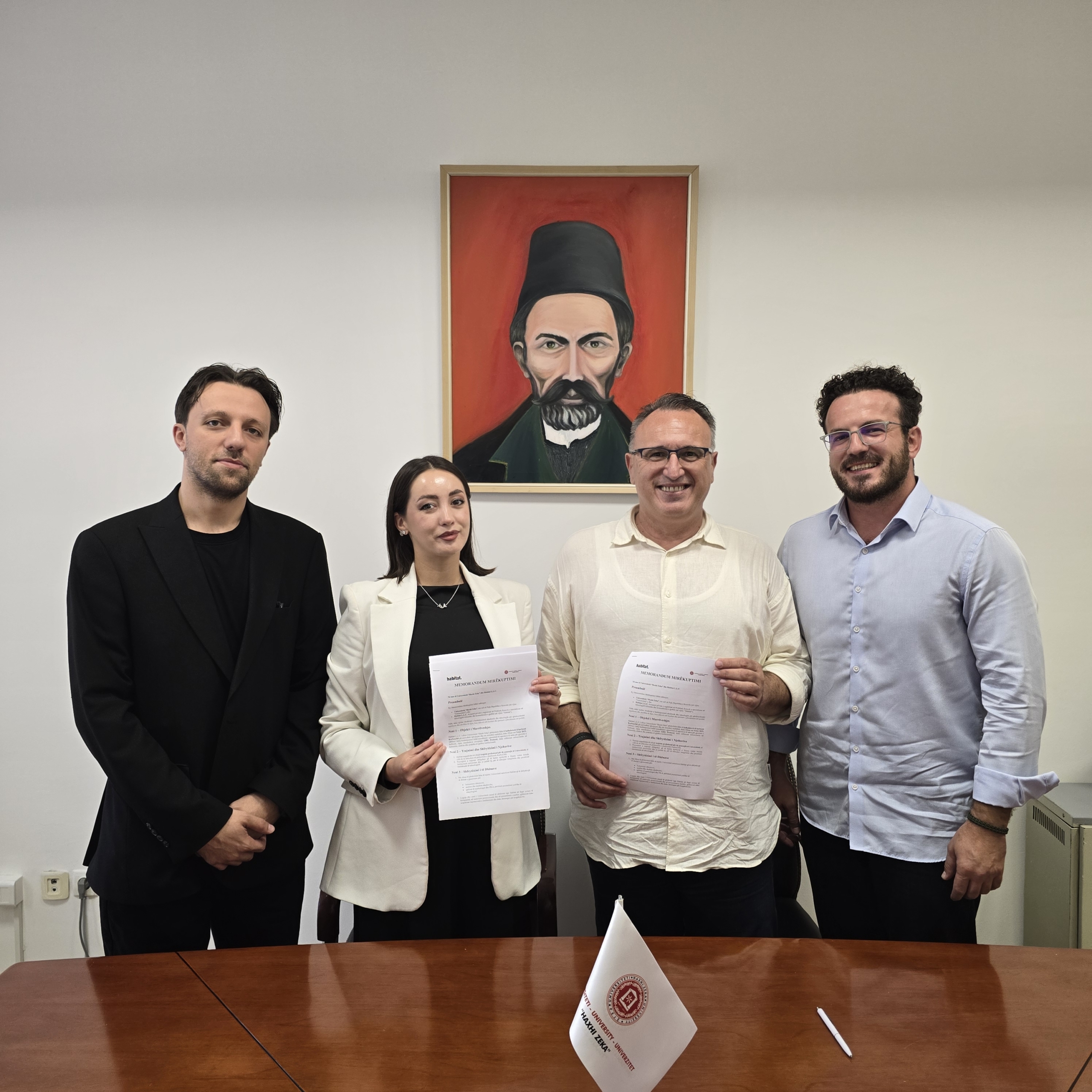 Rektori i UHZ dhe Habitat nënshkruajnë Memorandum për Karbon360