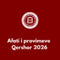 Njoftim për paraqitjen e provimeve – Afati i Qershorit 2026